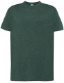 Goedkope T-shirt JHK Regular Comfort Bottle Green Heather